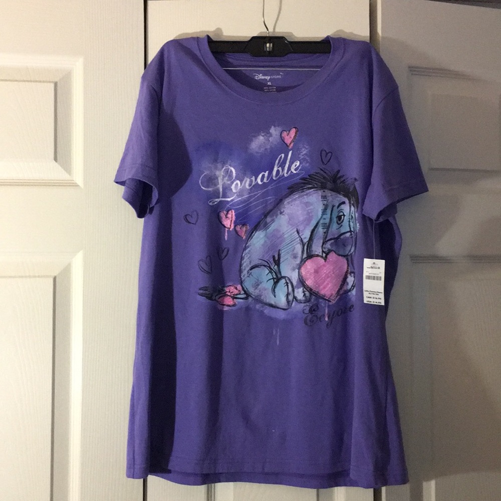 NWT Disney Store Eeyore T-shirt size XL